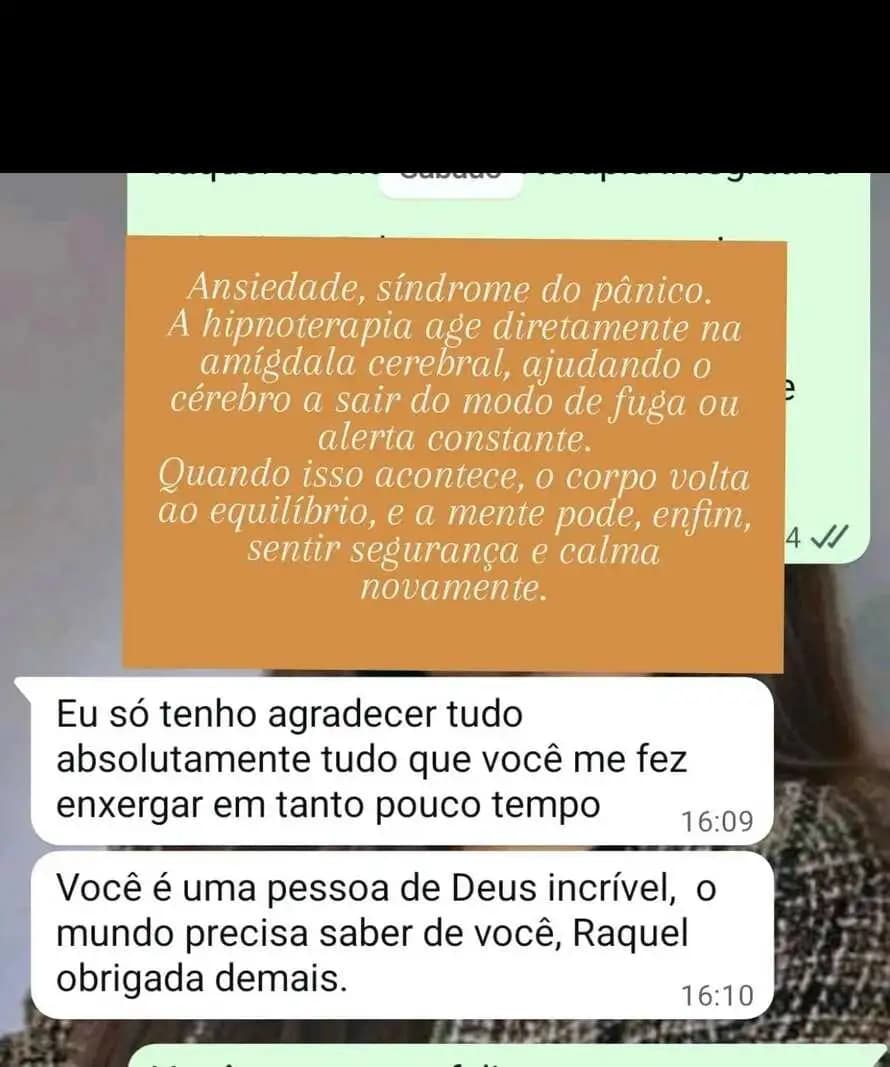 Depoimento de paciente da Raquel Rocha