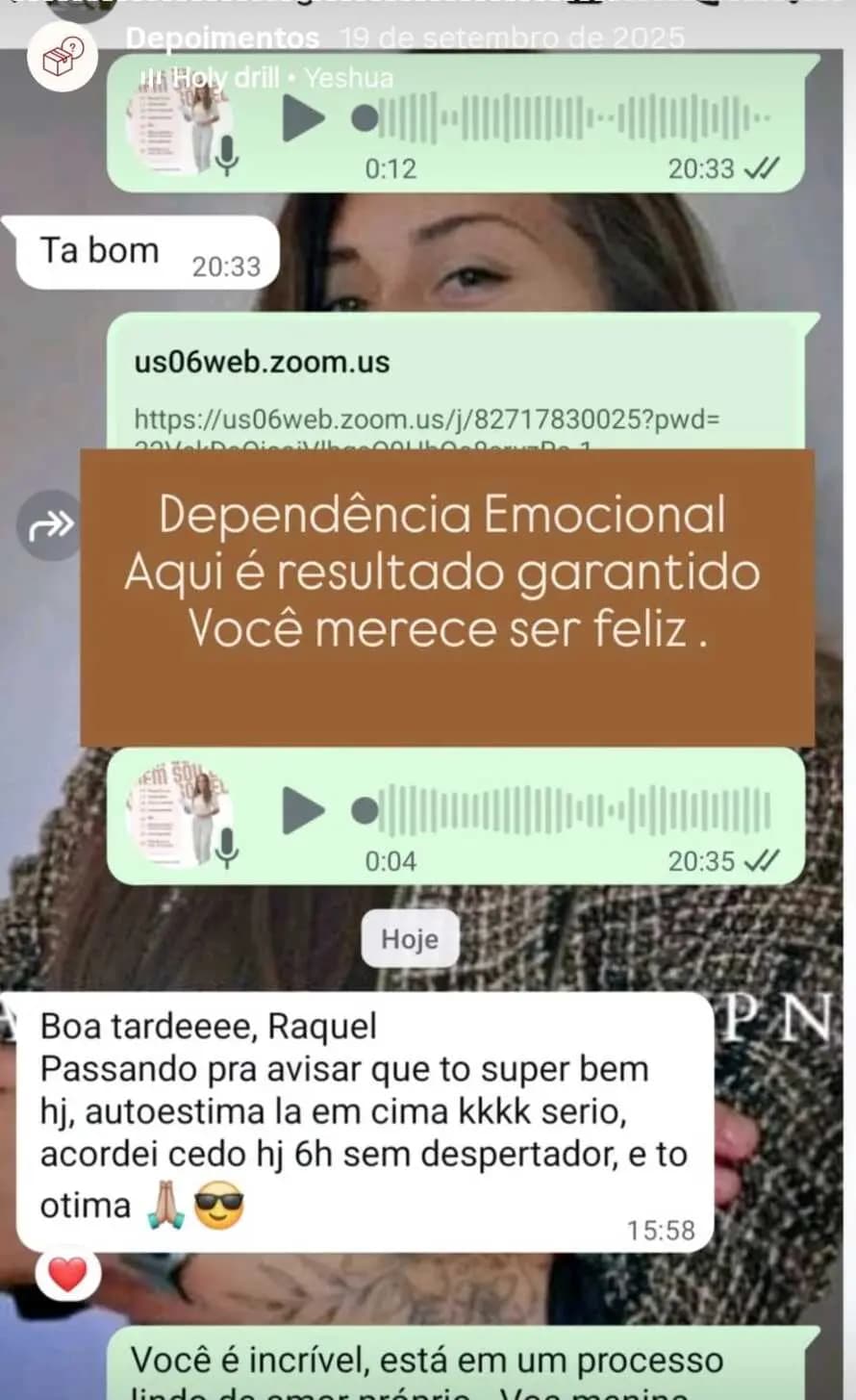 Depoimento de paciente da Raquel Rocha